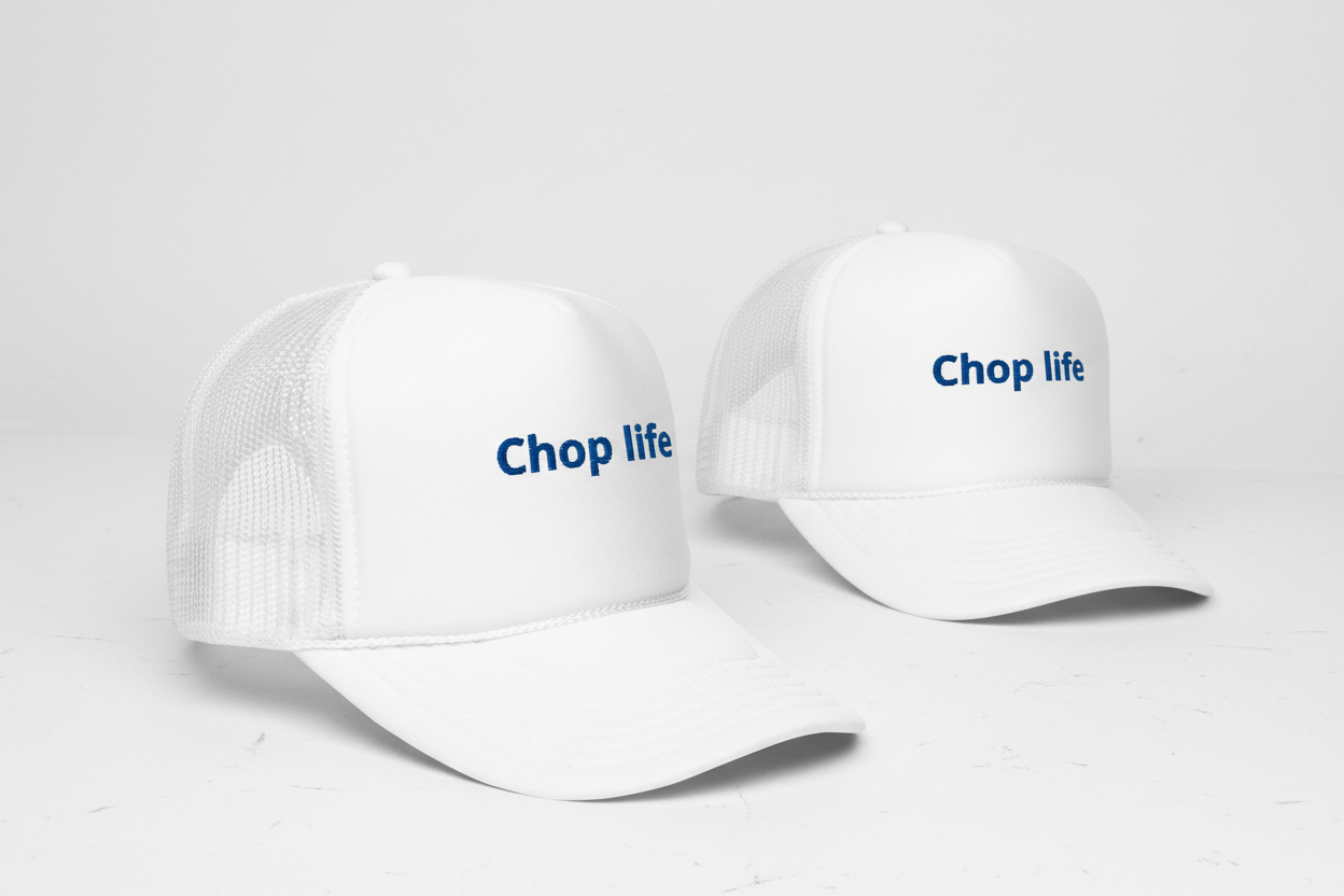 Foam trucker hat background